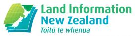 Land Information New Zealand logo